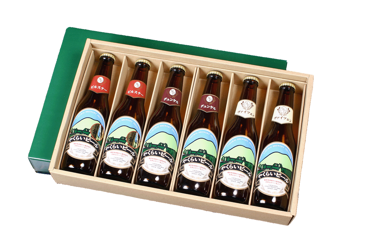 やくらい地ビール　6本入りギフトセット 330ml 2本×３